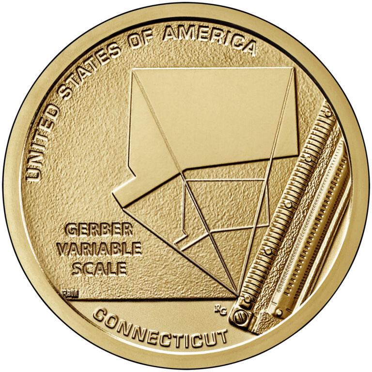 2020 S [Connecticut Reverse Proof] Coins American Innovation Dollar