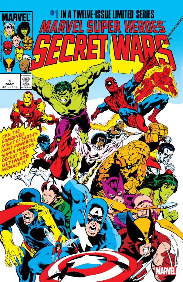 Marvel Super Heroes: Secret Wars [Facsimile Foil] #1 (2024) Comic Books Marvel Super Heroes Secret Wars Facsimile Edition