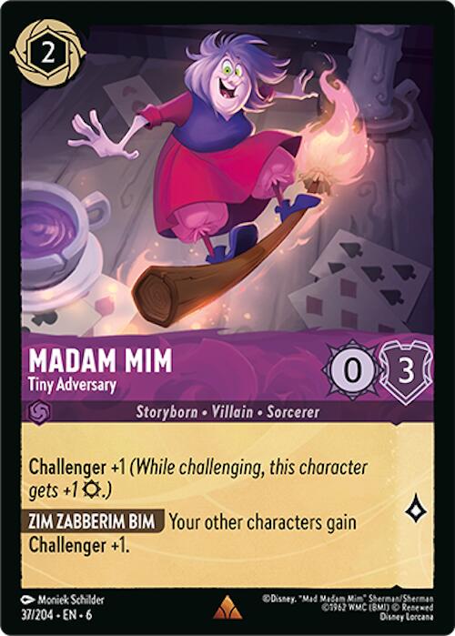 Madam Mim - Tiny Adversary #37 Lorcana Azurite Sea