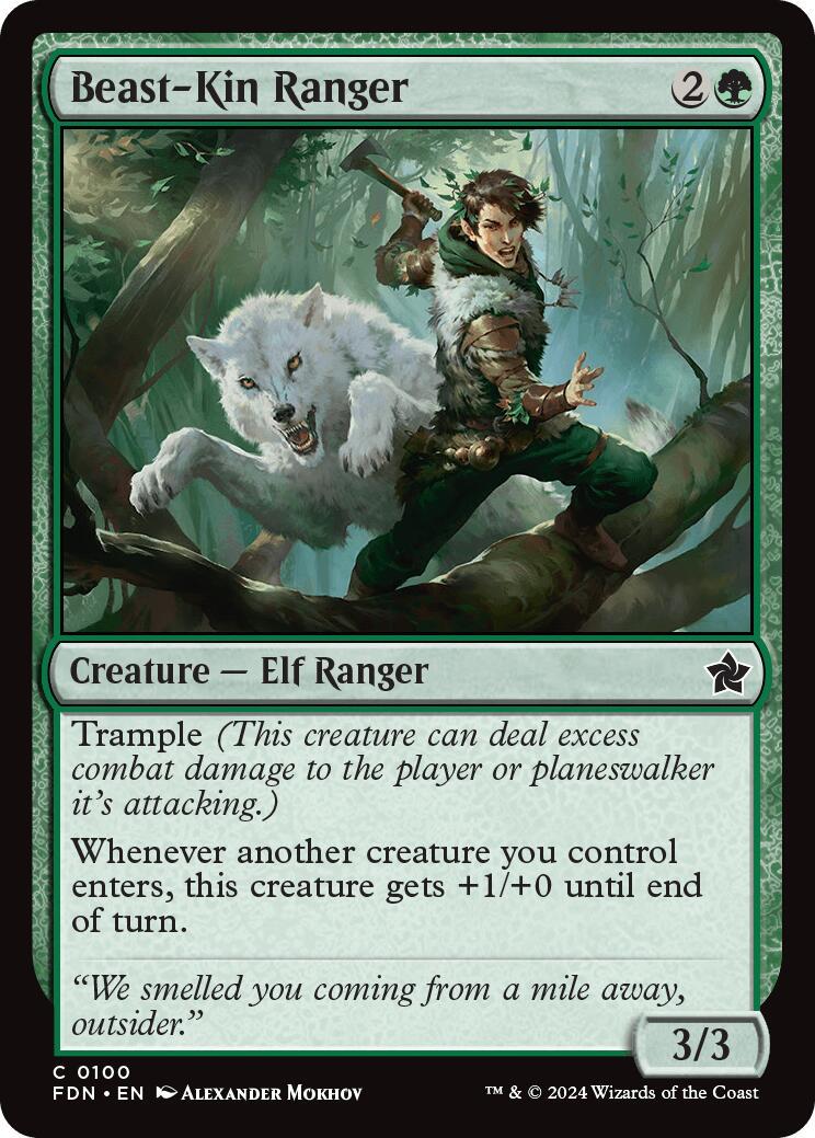 Beast-Kin Ranger #100 Magic Foundations