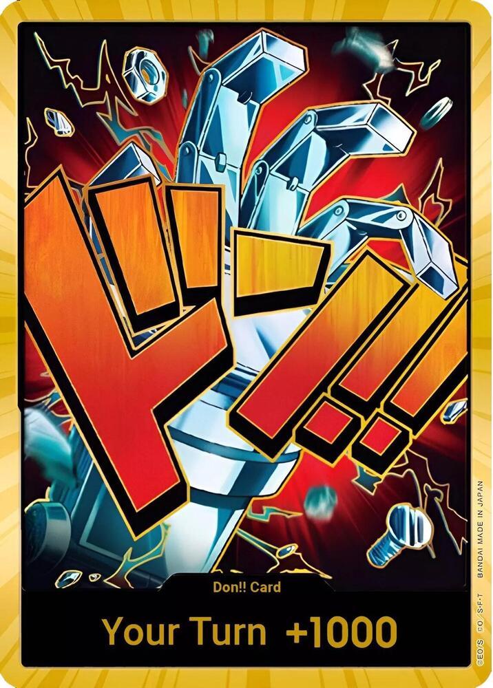 DON!! Card [Eustass "Captain" Kid Foil]  One Piece Premium Booster