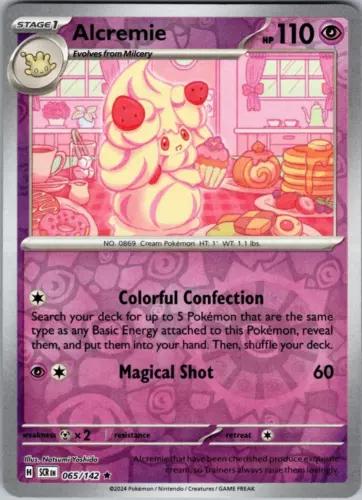 Alcremie [Reverse Holo] #65 Pokemon Stellar Crown