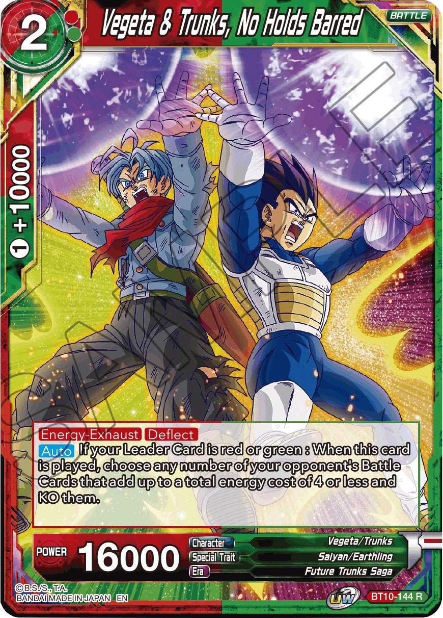 Vegeta & Trunks, No Holds Barred BT10-144 Dragon Ball Super Rise of the Unison Warrior