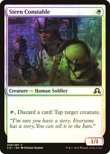 Stern Constable [Foil] #39 Magic Shadows Over Innistrad