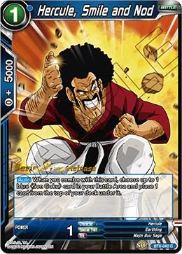 Hercule, Smile and Nod BT6-040_PR Dragon Ball Super Series 6 Pre-Release Promos