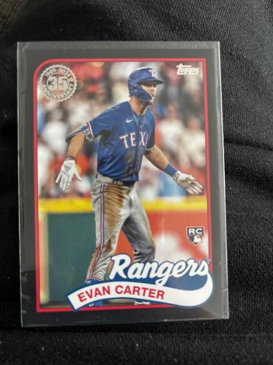 Evan Carter [Black] #89B2-45 photo