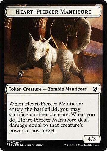 Heart-Piercer Manticore Magic Commander 2019