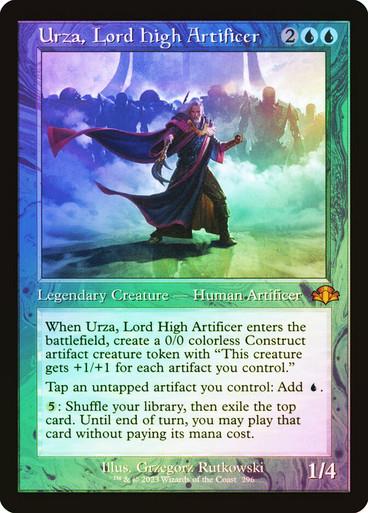 Urza, Lord High Artificer [Retro Foil] #396 Magic Dominaria Remastered