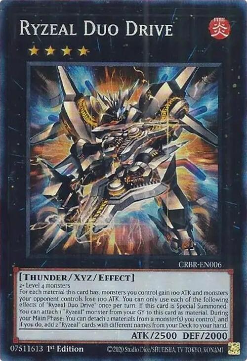 Ryzeal Duo Drive CRBR-EN006 YuGiOh Crossover Breakers