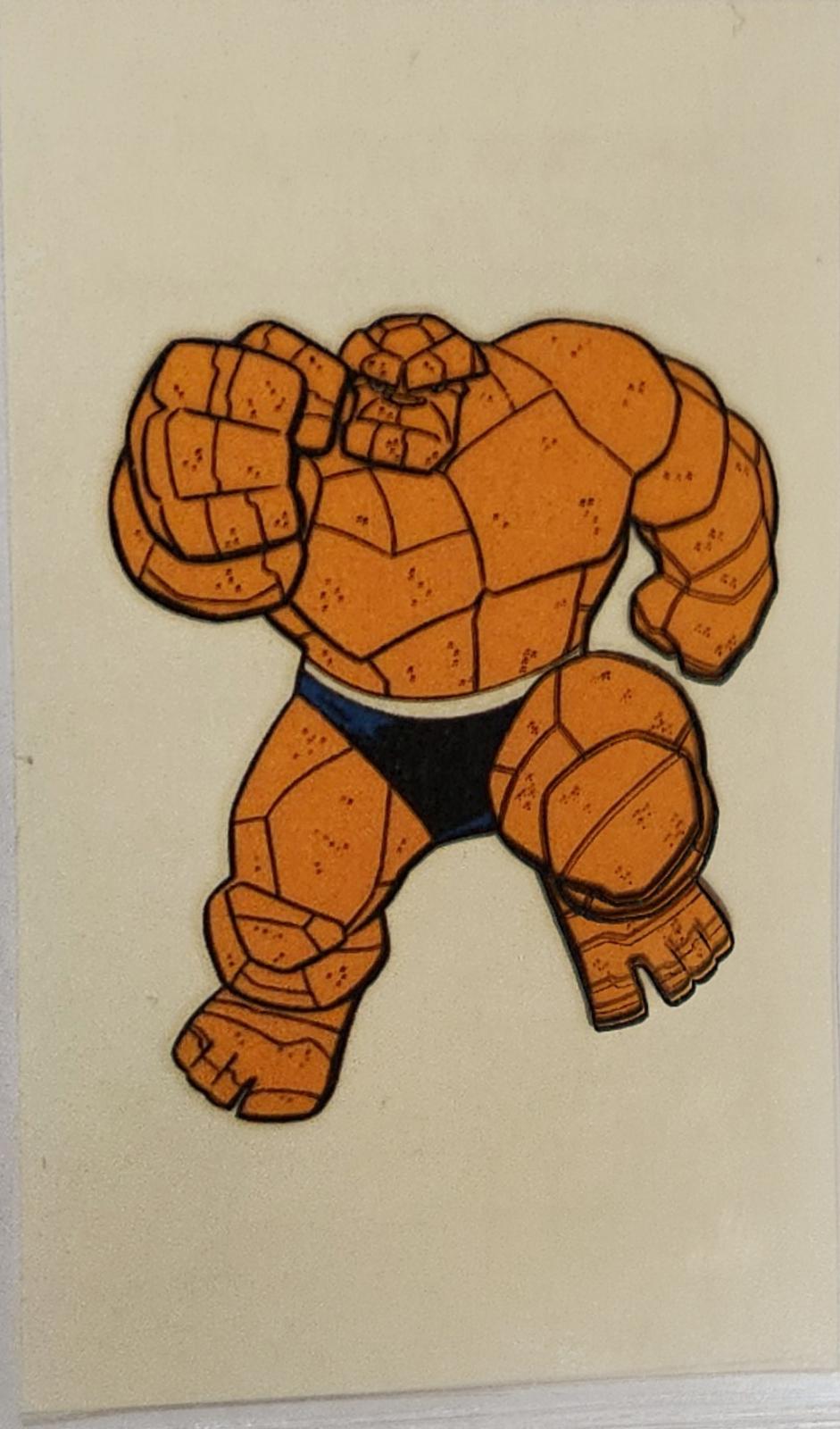 Thing [Tattoos] #3 Marvel 1996 Fleer Vision