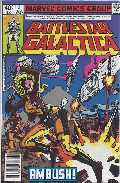 Battlestar Galactica [Newsstand] #5 (1979) Comic Books Battlestar Galactica