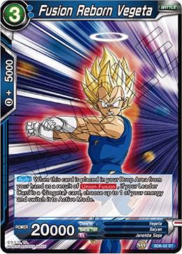 Fusion Reborn Vegeta SD6-02 Dragon Ball Super Miraculous Revival