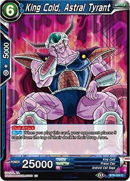 King Cold, Astral Tyrant [Foil] BT9-024 Dragon Ball Super Universal Onslaught