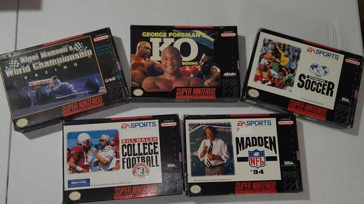 Super Nintendo Game Lot photo