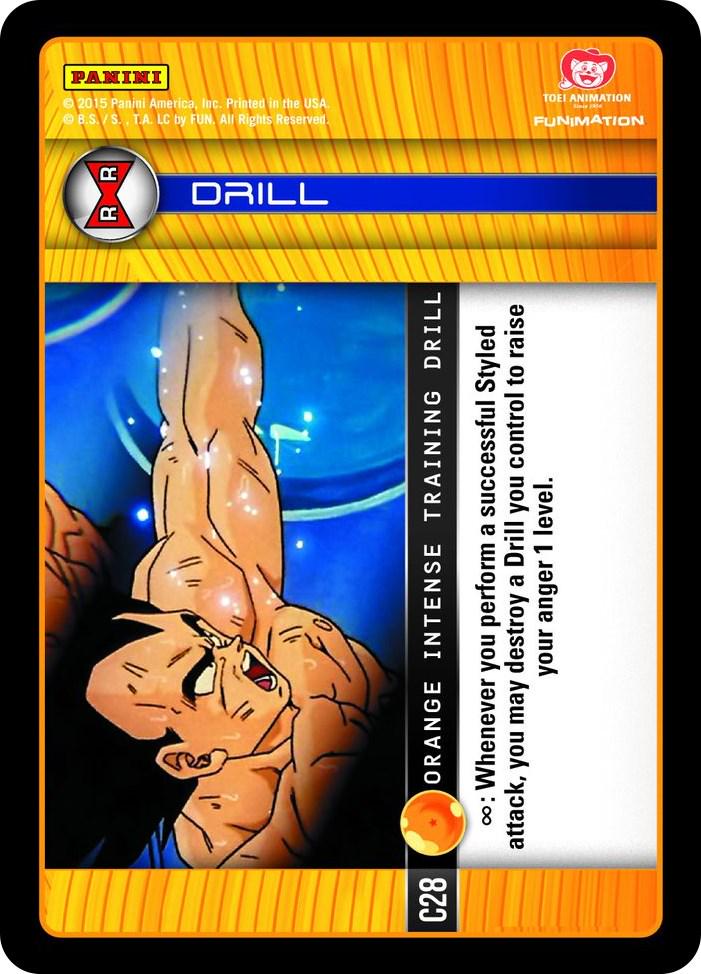 Orange Intense Training Drill C28 Dragon Ball Z Evolution