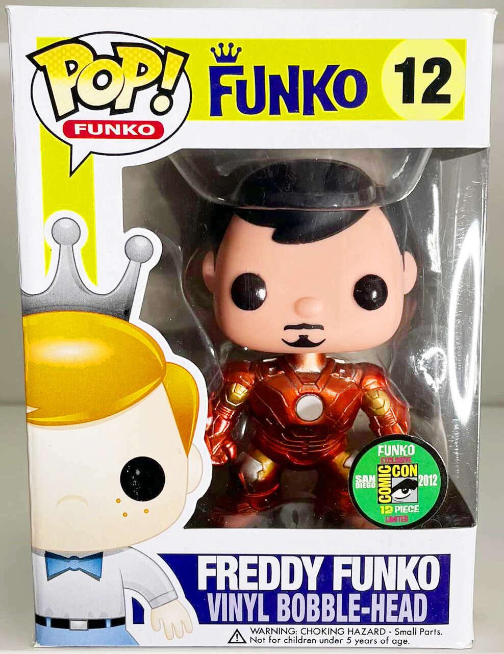 Freddy Funko Tony Stark [Metallic] #12 Funko POP Freddy Funko