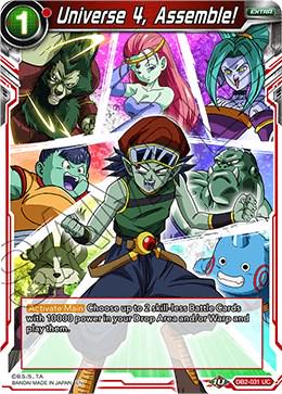 Universe 4, Assemble! [Foil] DB2-031 Dragon Ball Super Divine Multiverse