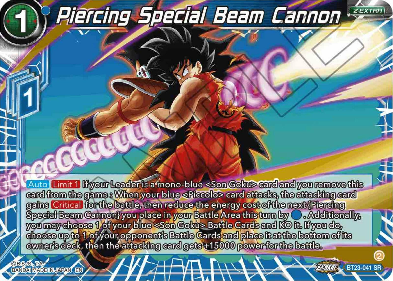 Piercing Special Beam Cannon [Foil] BT23-041 Dragon Ball Super Perfect Combination