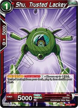 Shu, Trusted Lackey [Foil] BT5-017 Dragon Ball Super Miraculous Revival