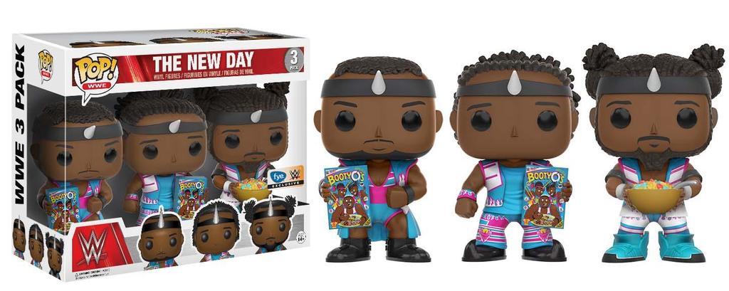 The New Day 3 Pack Funko POP WWE