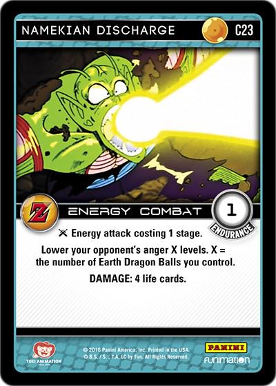 Namekian Discharge C23 Dragon Ball Z Awakening