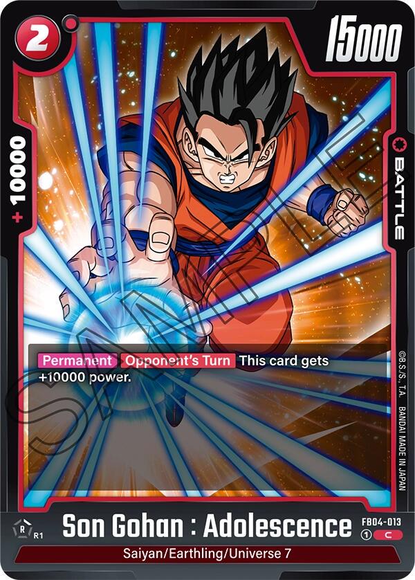 Son Gohan : Adolescence - FB04-013 FB04-013 Dragon Ball Fusion World Ultra Limit