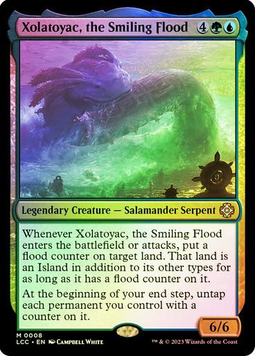 Xolatoyac, The Smiling Flood [Foil] #8 Magic Lost Caverns of Ixalan Commander