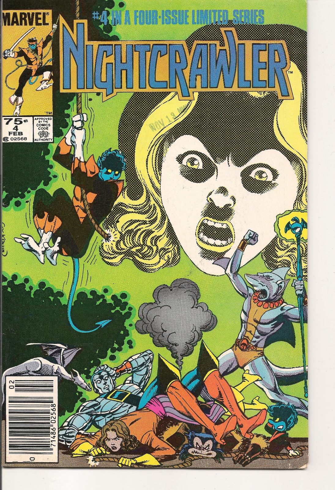 Nightcrawler [Newsstand] #4 (1986) Comic Books Nightcrawler