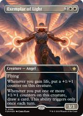 Exemplar of Light [Borderless Foil] #366 Magic Foundations Prices