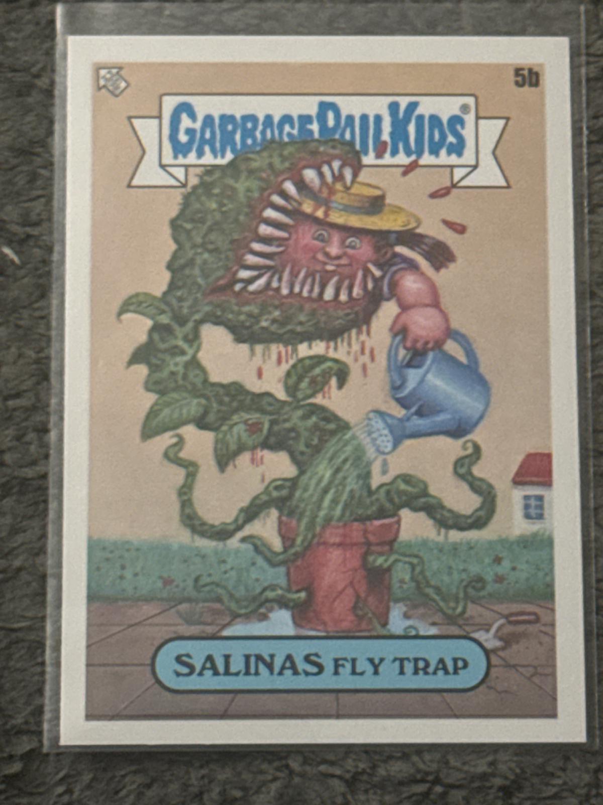 SALINAS Fly Trap #5B Garbage Pail Kids at Play Let's Get Physical