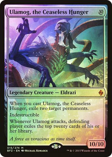 Ulamog, the Ceaseless Hunger [Foil] #15 Magic Battle for Zendikar