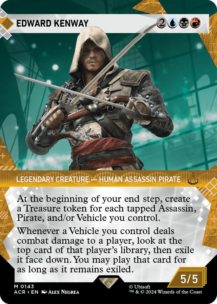 Edward Kenway [Foil] #143 Magic Assassin's Creed