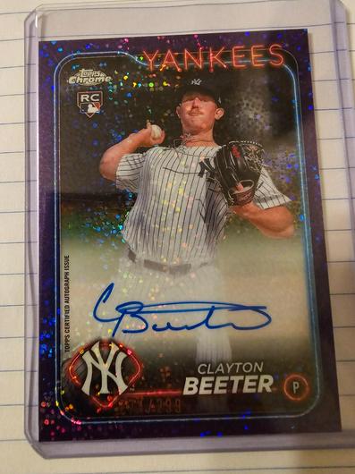 Clayton Beeter [Purple Speckle Refractor] #RA-CBE photo