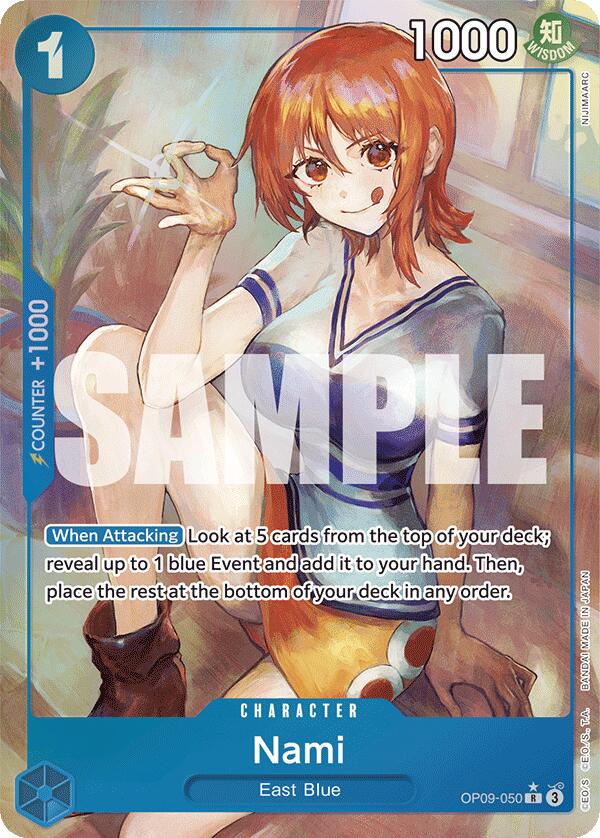 Nami [Parallel Foil] OP09-050 One Piece Emperors in the New World