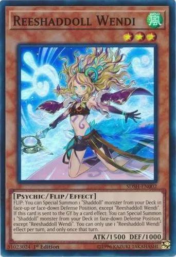 Reeshaddoll Wendi [1st Edition] SDSH-EN002 YuGiOh Structure Deck: Shaddoll Showdown