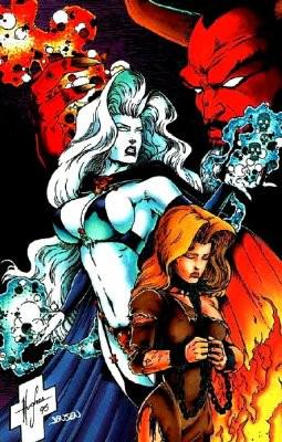 Lady Death: The Odyssey Preview Edition [Premium] (1996) Comic Books Lady Death: The Odyssey