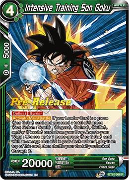 Intensive Training Son Goku BT10-066 Dragon Ball Super Rise of the Unison Warrior: Pre-Release Promos