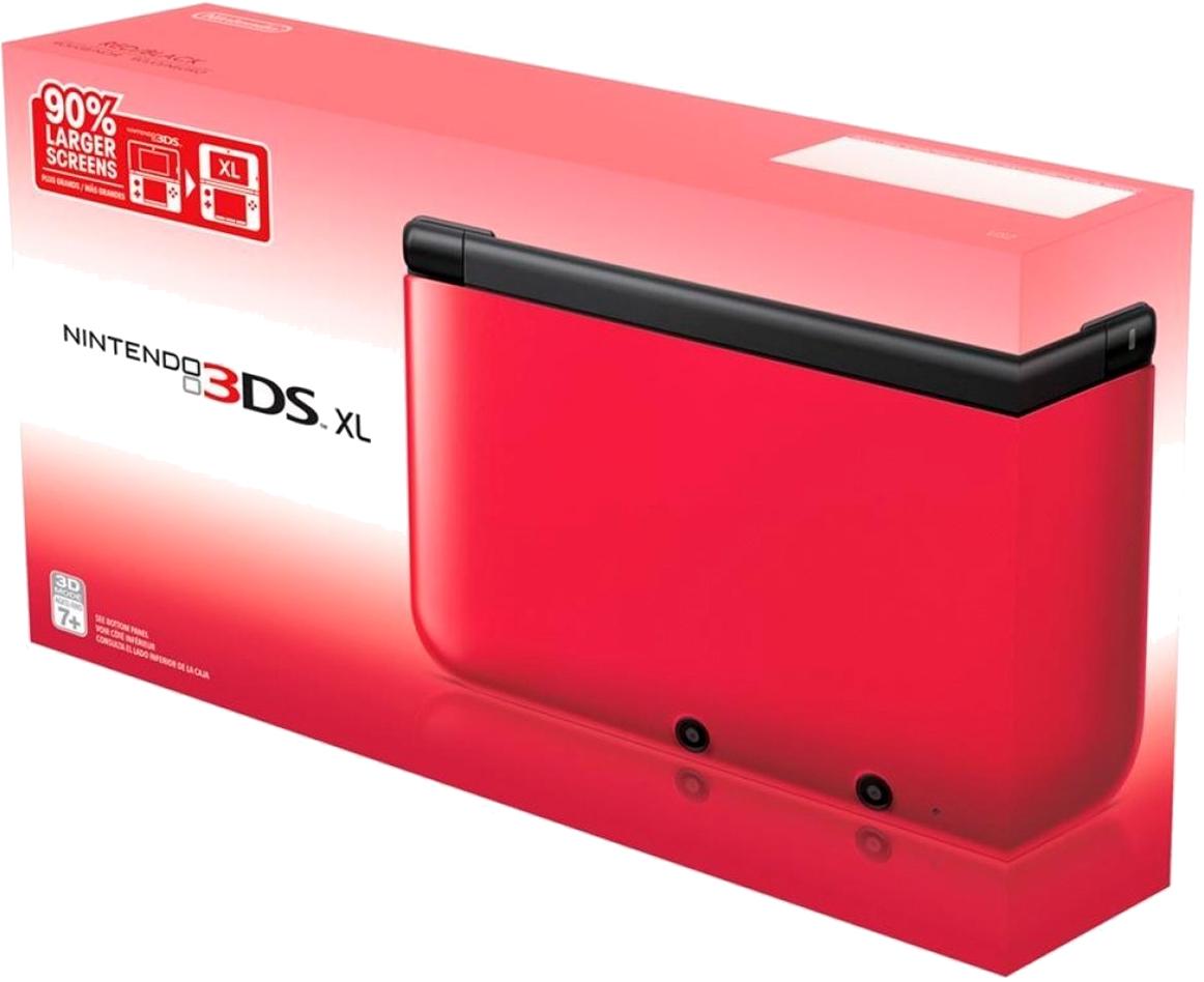 Nintendo 3DS XL Red + Black Nintendo 3DS