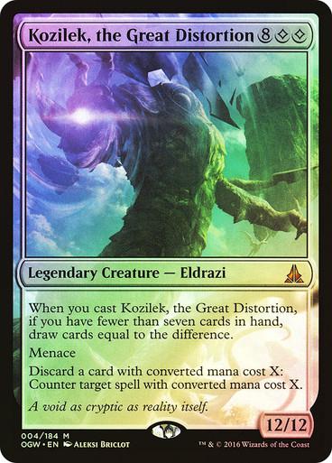 Kozilek, the Great Distortion [Foil] #4 Magic Oath of the Gatewatch