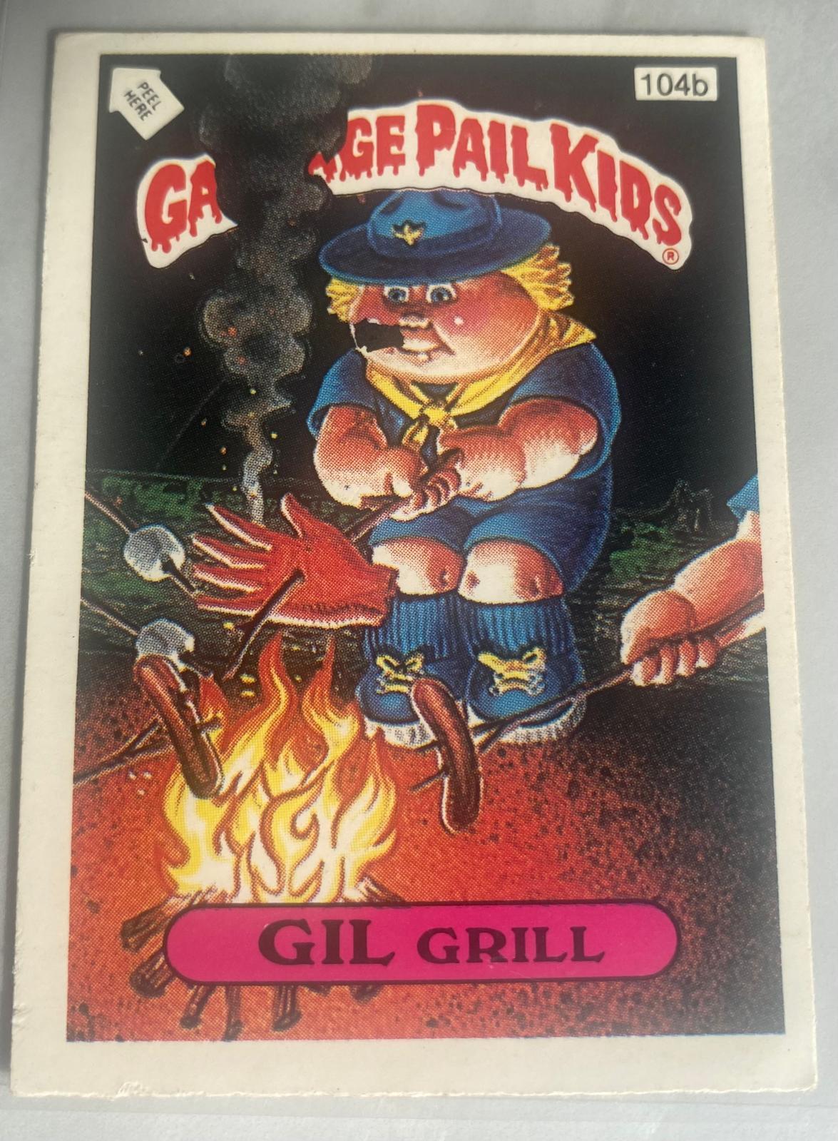 Gil Grill #104B Garbage Pail Kids 1986 Mini