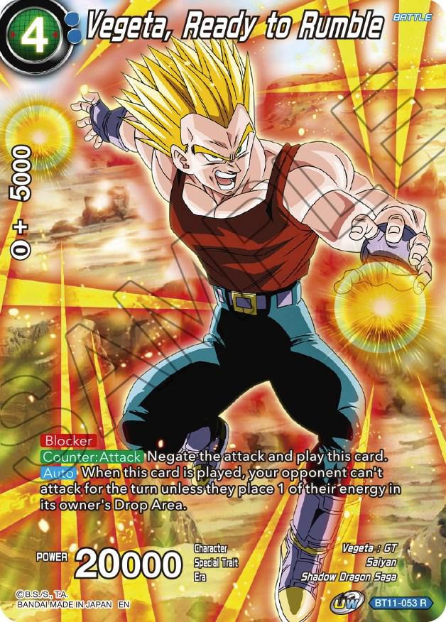 Vegeta, Ready to Rumble [Foil] BT11-053 Dragon Ball Super Theme Selection: History of Vegeta