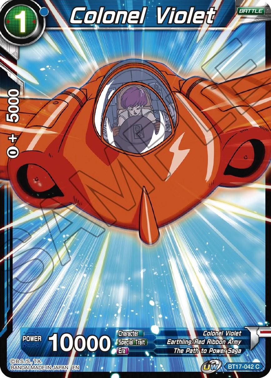 Colonel Violet [Foil] BT17-042 Dragon Ball Super Ultimate Squad