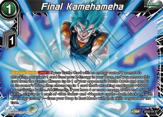 Final Kamehameha SD23-04 Dragon Ball Super Critical Blow