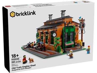 Old Train Engine Shed #910033 LEGO BrickLink Designer Program