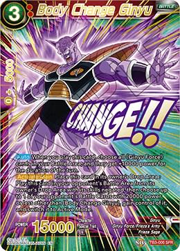 Body Change Ginyu [SPR] TB3-006_SPR Dragon Ball Super Clash of Fates