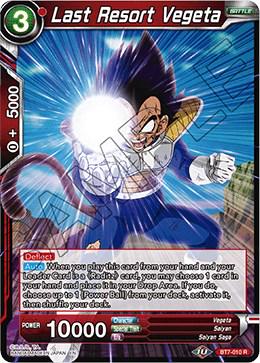 Last Resort Vegeta BT7-010 Dragon Ball Super Assault of the Saiyans