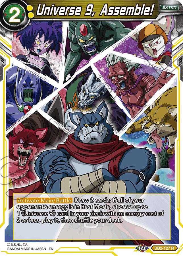 Universe 9, Assemble! [Reprint] DB2-127 Dragon Ball Super Battle Evolution Booster