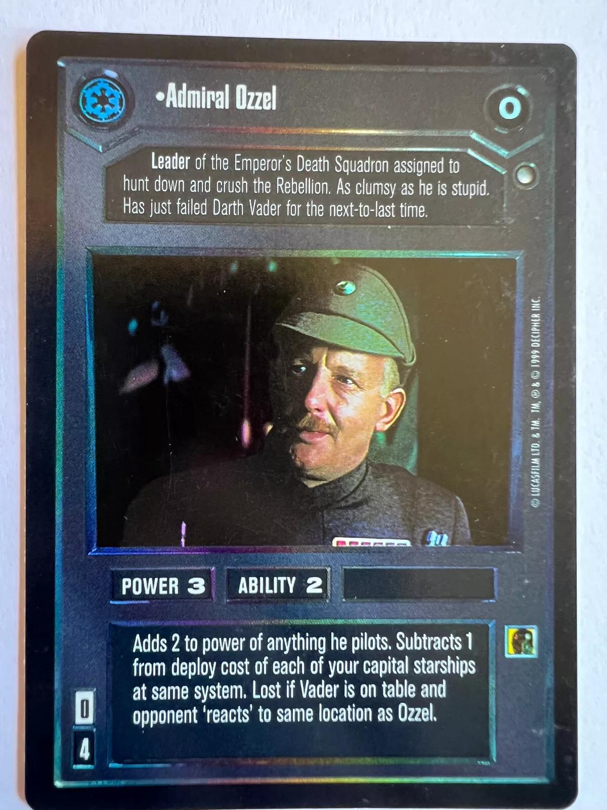 Admiral Ozzel [Foil] Star Wars CCG Reflections