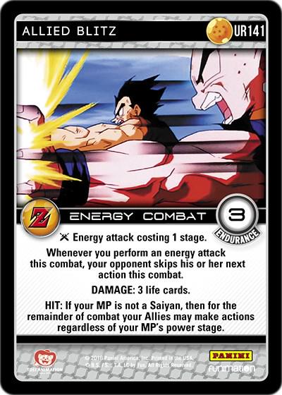 Allied Blitz [Foil] UR141 Dragon Ball Z Awakening