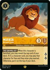 Mufasa - Betrayed Leader #14 Lorcana Rise of the Floodborn Prices